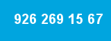 926 269 15 67 926 269 15 67